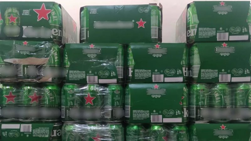 Fotografia da cerveja roubada - Divulgação/ Guarda Civil Municipal