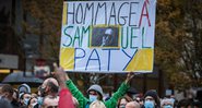 Protestos em homenagem ao professor Samuel Paty - Getty Images