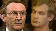 Montagem contendo o pai de Dahmer e Jeffrey no tribunal - Divulgação / Vídeo / YouTube