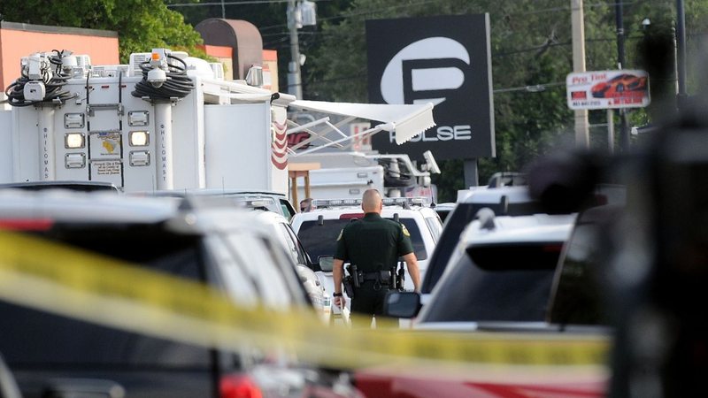 Boate Pulse com barreira policial após massacre - Getty Images