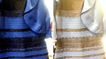 Vestido que quebrou a internet é preto e azul ou branco e dourado? - Reprodução