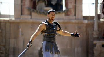 Russell Crowe como Maximus em Gladiador - Reprodução