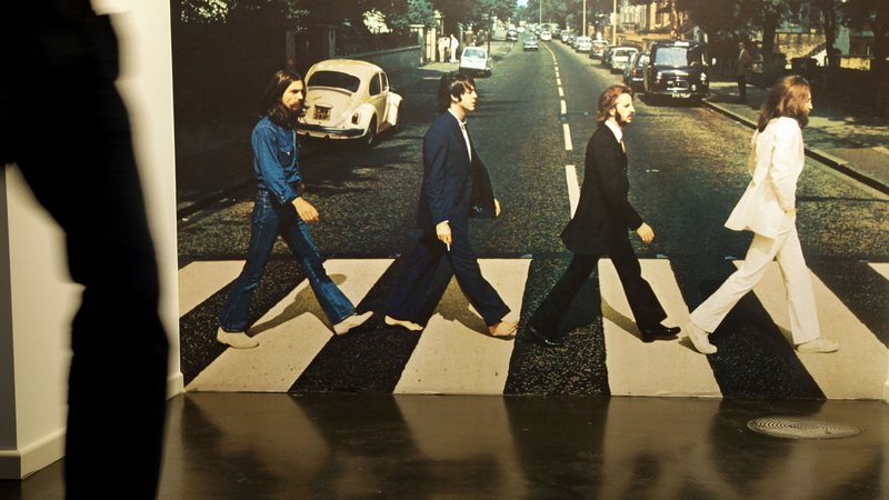 Imagem da capa do disco Abbey Road, da banda The Beatles - Getty Images