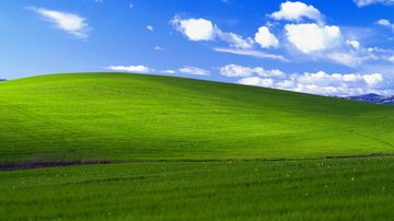 A memorável paisagem do wallpaper 'Alegria', padrão no Windows XP - Divulgação / Microsoft / Corbis