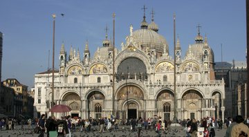 Fotografia da Basílica de São Marcos, em Veneza - Nino Barbieri/ Creative Commons/ Wikimedia Commons