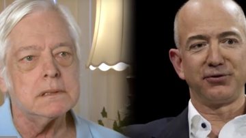 Ted Jorgensen e o bilionário Jeff Bezos - Reprodução/Vídeo/Inside Edition