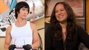 O Bruce Lee de 'Era uma Vez em Hollywood...' (à esqu.) e Shannon Lee (à dir.) - Divulgação e Reprodução/Vídeo