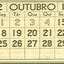 O calendário de outubro de 1582