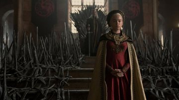 Milly Alcock como Rhaenyra Targaryen em "A Casa do Dragão" (2022) - Divulgação/HBO Max