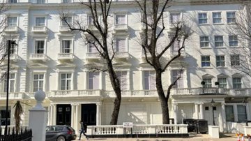 Fachada de casa falsa em Londres - Divulgação / Living London History