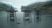 Cena de Harry Potter e o Cálice de Fogo em que a Ilha de St. Finan aparece - Divulgação/Warner Bros