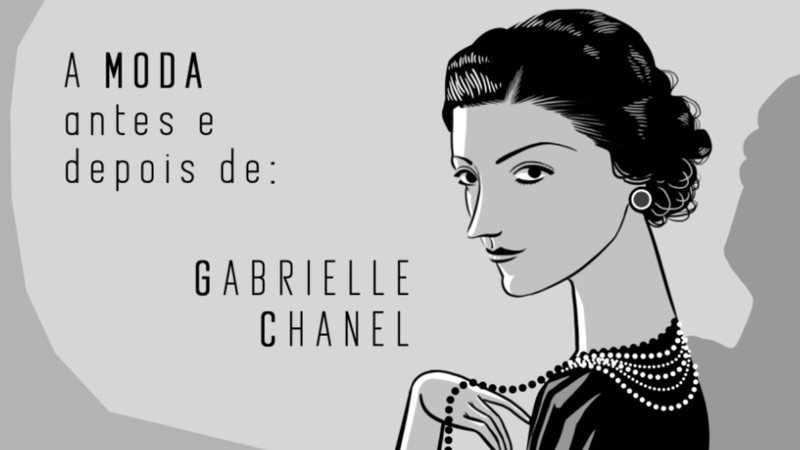 Ilustração de Gabrielle Chanel - Open The Door Estúdio (todos os direitos reservados)