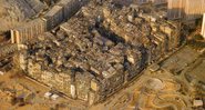 Visão aérea da Cidade das Sombras - Crédito: Iam Lambot via Wikimedia commons