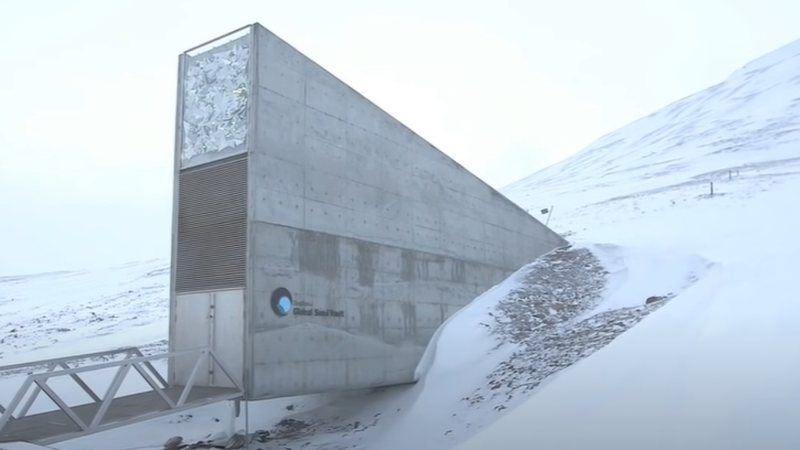 Svalbard Global Seed Vault, localizado na Noruega - Reprodução/YouTube/CNN