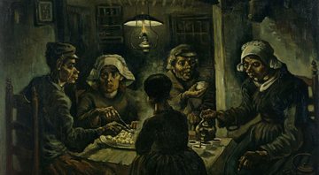 “Os Comedores de Batatas” (1885), de Vincent Van Gogh - Divulgação/Van Gogh Museum