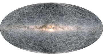 Atlas com 2 bilhões de estrelas - Divulgação/ ESA / Gaia / DPAC