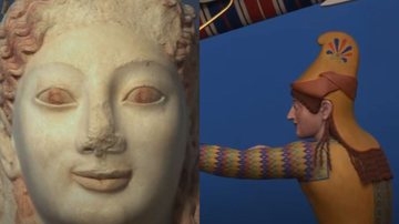 Estudo revela que estátuas da Grécia Antiga tinham cor - Reprodução/Vídeo/Youtube