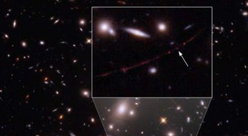 Fotografia da estrela tirada pelo Telescópio Hubble - Divulgação/ NASA