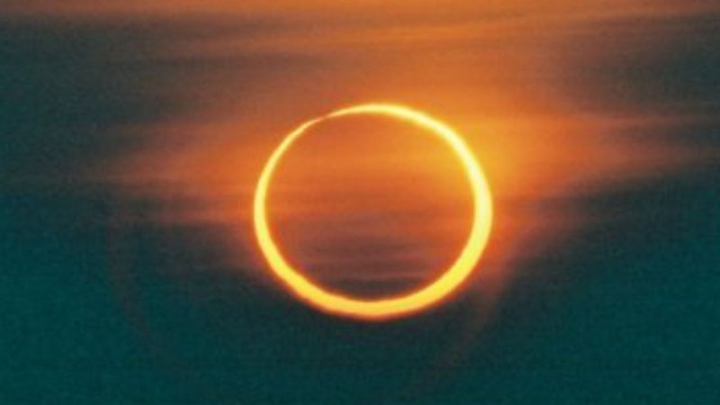 Fotografia de eclipse solar anular ocorrido na Escócia em 2003 - Divulgação/ Wikimedia Commons