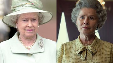 Rainha Elizabeth II: vida real e ficção - Getty Images e Divulgação/Netflix