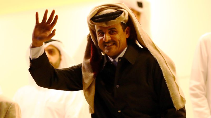 Atual emir do Catar, Tamim bin Hamad bin Khalifa Al Thani - Getty Images