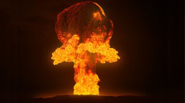 Imagem ilustrativa de explosão nuclear - Wikimedia Commons / Burnt Pineapple Productions
