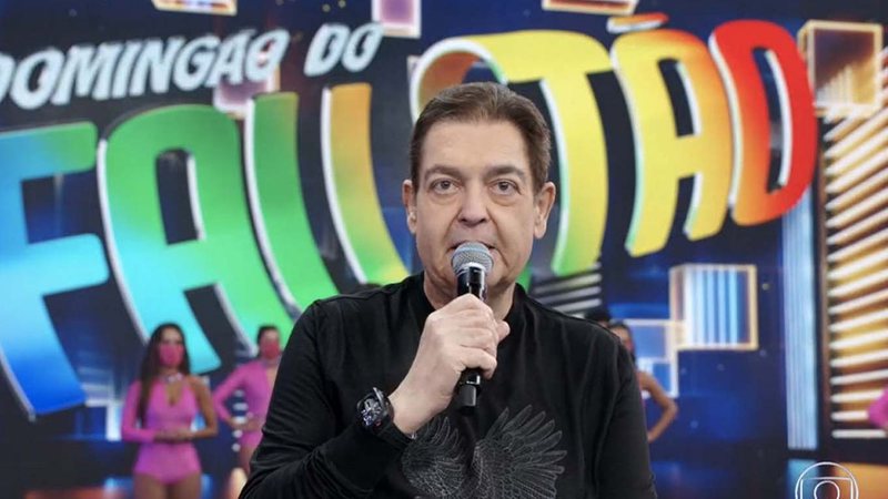 Fausto Silva durante o 'Domingão do Faustão' - Divulgação/Rede Globo