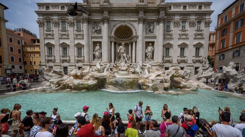 Fontana di Trevi, a famosa fonte italiana - Getty Images