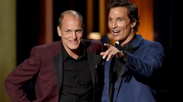 Os atores Matthew McConaughey e Woody Harrelson - Getty Images