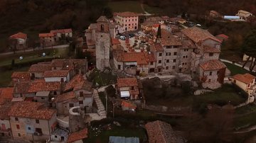 Imagem aérea de Greccio - Divulgação/ Youtube/ Still Wanderer