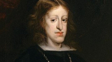 Carlos II da Espanha, um dos membros da Casa de Habsburgo - Domínio Público via Wikimedia Commons