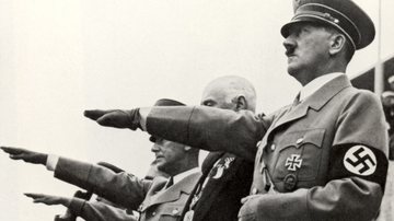 Imagem de Hitler nos Jogos Olímpicos de Berlim - Getty Images