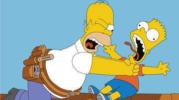 Homer enforca Bart em Os Simpsons - Divulgação