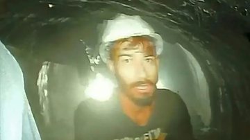 Registro de um dos operários presos em túnel na Índia - Reprodução/DIPR UTTARAKHAND