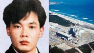 Montagem mostrando fotografia de Hisashi Ouchi, e da usina nuclear dentro da qual ele se acidentou - Divulgação/ Domínio Público