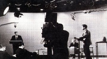 Primeiro debate na TV nos EUA entre Kennedy e Nixon pela presidência, 1960 - Divulgação