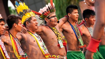 Foto do primeiro evento dos Jogos Mundiais dos Povos Indígenas, em 2015 - Divulgação/Alejandro Zambrana/Sesai/Creative Commons