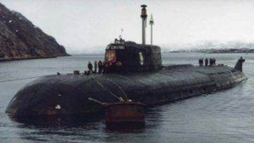 O submarino Kursk K-141 - Reprodução/Video