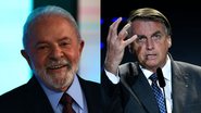 Lula (à esqu.) e Bolsonaro (à dir.) - Getty Images
