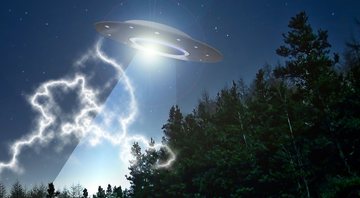 Ilustração de um fenômeno alienigena - Divulgação/Pixabay