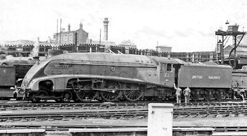 Fotografia da locomotiva Mallard - Ben Brooksbank/ Creative Commons/ Wikimedia Commons