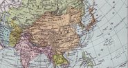 Mapa da Ásia em meados de 1892 - Domínio Público/ Creative Commons/ Wikimedia Commons