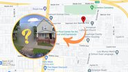 Montagem com o Google Maps e o local apontado na imagem, Avenida Seymour, 2207 - Reprodução / Google Maps