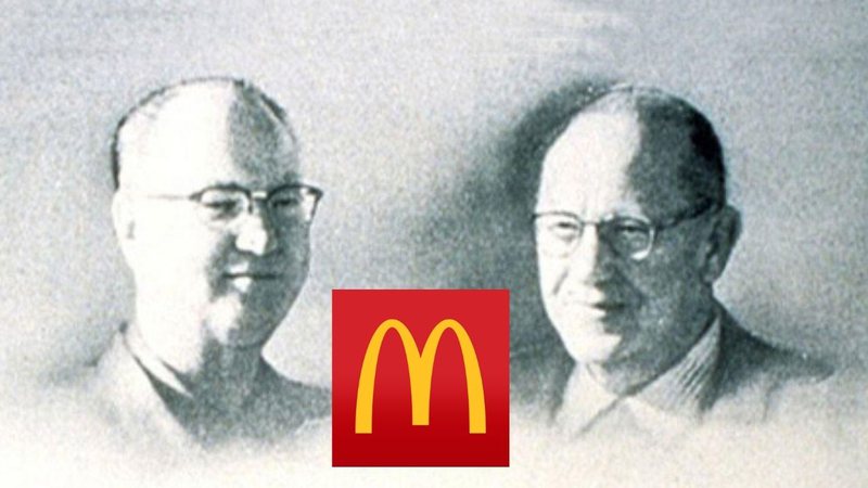 Os irmãos McDonald - Wikimedia Commons/Divulgação McDonald's