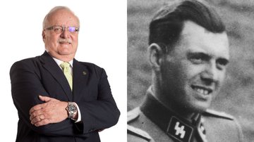 O médico Ricardo Viegas Berriel e Josef Mengele, nazista conhecido como 'Anjo da Morte' - Reprodução/LinkedIn/Ricardo Berriel / Domínio Público via Wikimedia Commons