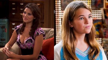 A personagem Missy em 'The Big Bang Theory' (esq.) e em 'Young Sheldon' (dir.) - Divulgação / CBS