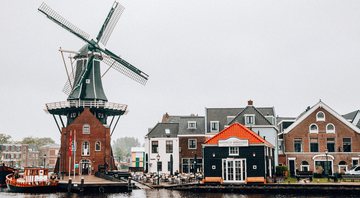 Imagem meramente ilustrativa de moinho de vento holandês - Divulgação/ Pixabay/ 18427938