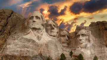 O Monte Rushmore, na Dakota do Sul, EUA - Divulgação/Pixabay/TheDigitalArtist
