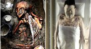 A múmia da Princesa de Ukok (à esq.) e a múmia de Lady Dai (à dir.) - Divulgação