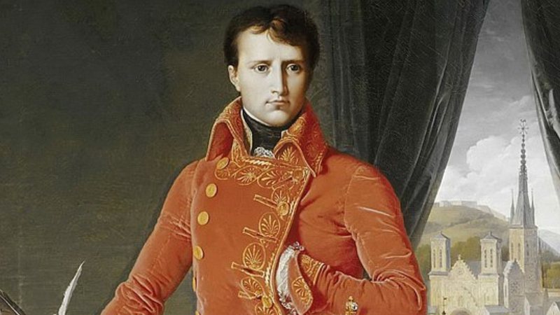 Pintura representando Napoleão Bonaparte - Domínio Público